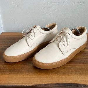 Nisolo Everyday Low Top Sneaker in Bone/Gum
